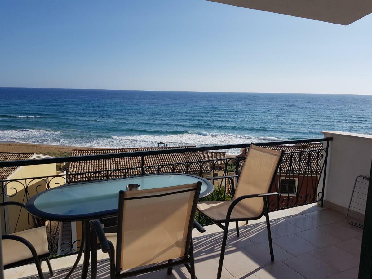 Corfu Glyfada Menigos Beach Apartments المظهر الخارجي الصورة